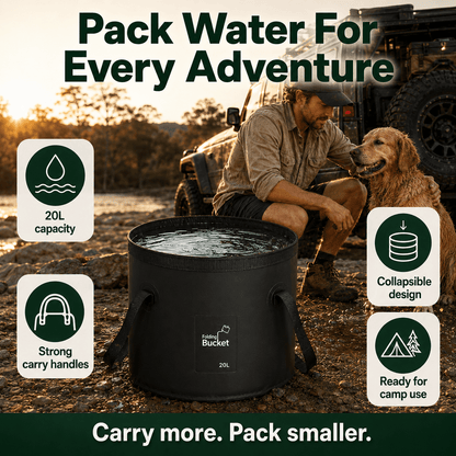 RinseFlow Fold-Flat Water Bucket