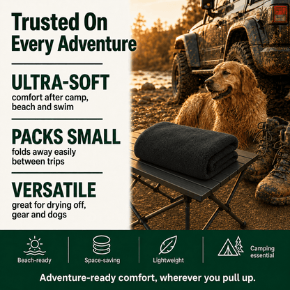 RinseFlow Quick-Dry Camp Towel